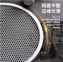 披萨烤盘加厚铝合金披萨烤网盘烘焙工具铝制商用不粘披萨盘7-12寸